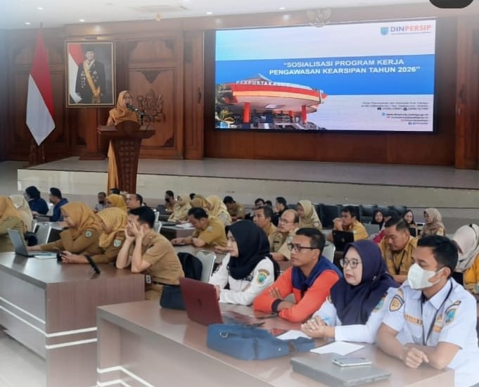 Menuju Arsip yang Tertib dan Akuntabel, Dinpersip Salatiga Gelar Sosialisasi PKPT 2026