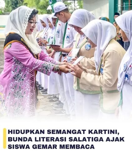 Hidupkan Semangat Kartini, Bunda Literasi Salatiga Ajak Siswa Gemar Membaca