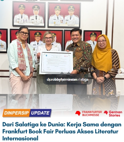 Dari Salatiga ke Dunia : Kerja Sama dengan Frankfrut Bookfair Perluas Akses Literatur Internasional