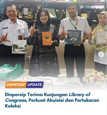 Dinpersip Terima Kunjungan Library of Congress, Perkuat Akuisisi dan Pertukaran Koleksi