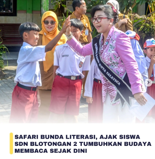 Safari Bunda Literasi, Ajak Siswa SDN Blotongan 2 Tumbuhkan Budaya Membaca Sejak Dini